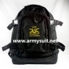 military backpack with embroidered LOGO