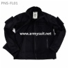 combat fleece jacket black