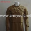 Paintball Bulletproof Chest Protector Long Sleeve Khaki