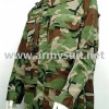 Army Field Jacket Hoodie Coat Camo Woodland