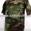 Camouflage Short Sleeve T-Shirt Camo Woodland