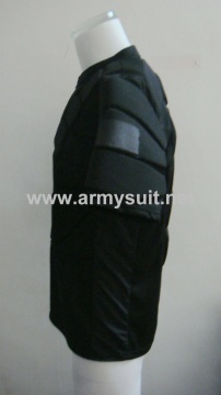 Paintball Bulletproof Chest Protector Short Sleeve Black