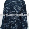 ACU Style Navy Blue Camo Uniform Set