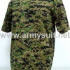 USMC T-Shirt Woodland Digital Camo