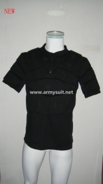 Paintball Bulletproof Chest Protector Short Sleeve Black