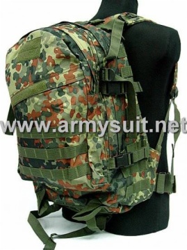 3 Day Molle Assault Backpack German Camo Woodland