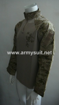 combat shirt digital desert camo with frog logo