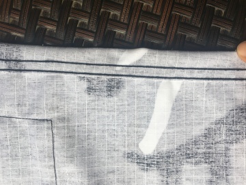 Embroidery snow camo bdu pants 2 in 1