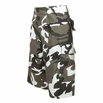 Snow Camouflage Cargo Shorts
