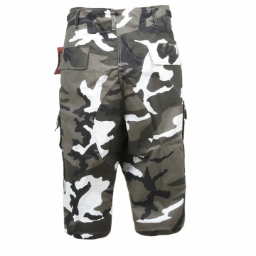 Snow Camouflage Cargo Shorts