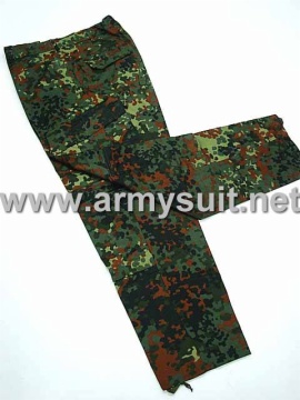 ACU Style German Woodland Camo Uniform(With Shoulder Strap)