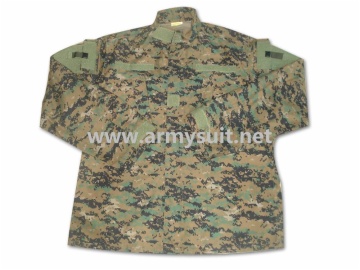 ACU Style Digital Woodland Camo Uniform