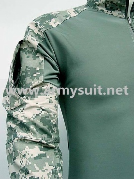 Combat Shirt&Pants Digital ACU Camo Elbow Knee Pad