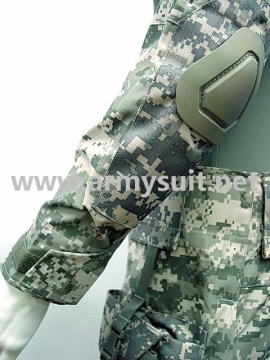 Combat Shirt&Pants Digital ACU Camo Elbow Knee Pad