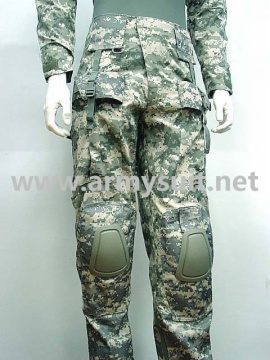 Combat Shirt&Pants Digital ACU Camo Elbow Knee Pad