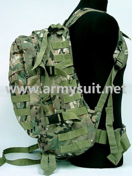 3 Day Molle Assault Backpack Bag Multi Camo