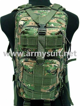 3P Molle Assault Pack Digital Camo Woodland