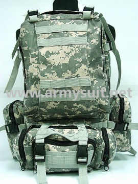 US Tactical Molle Assault Backpack Bag Digital ACU Camo