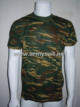 Camouflage Short Sleeve T-Shirt Greek Camo