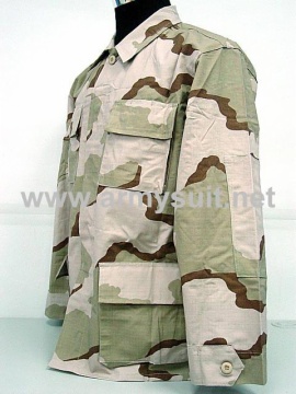 3 Color Desert Camo BDU Uniform