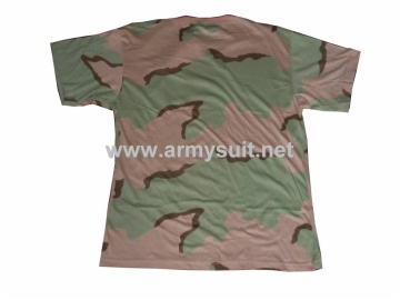 3 Color Desert Camo Short T-Shirt