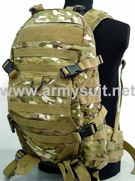 Tactical Molle Patrol Rifle Gear Backpack Multicam