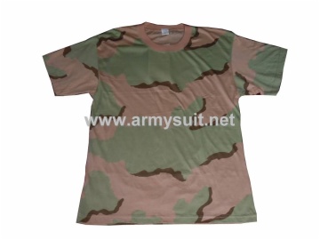 3 Color Desert Camo Short T-Shirt