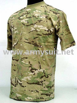 Camouflage Short Sleeve T-Shirt Multi Camo