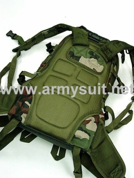 Tactical Molle Patrol Rifle Gear Backpack Camo Woodland