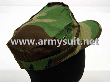 Woodland Camo Octagonal Cap