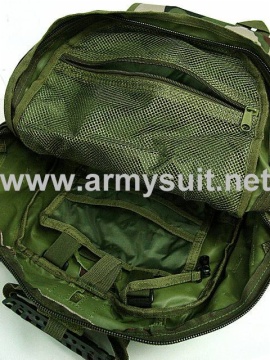 Tactical Molle Patrol Rifle Gear Backpack Camo Woodland