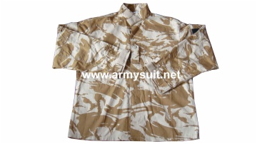 100%cotton British military camouflage jacket