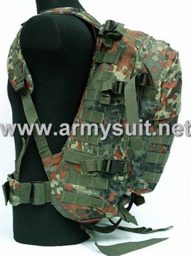 3 Day Molle Assault Backpack German Camo Woodland