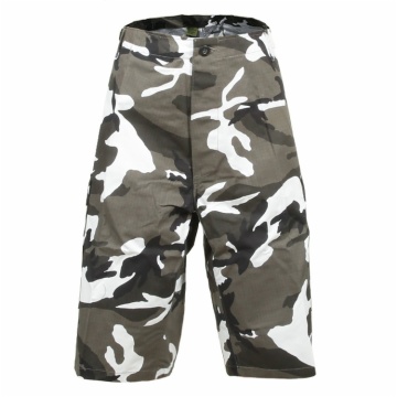Snow Camouflage Cargo Shorts