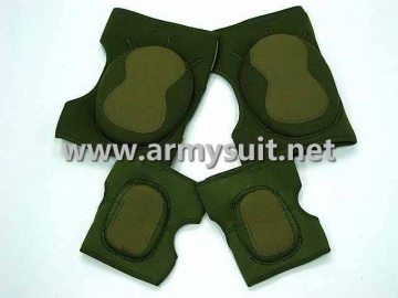 Airsoft Paintball Neoprene Knee & Elbow Pads OD