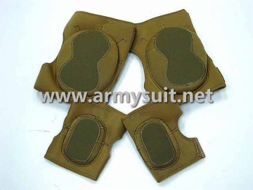 Airsoft Paintball Neoprene Knee & Elbow Pads Coyote Brown