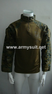 combat shirt digital woodland with frog logo